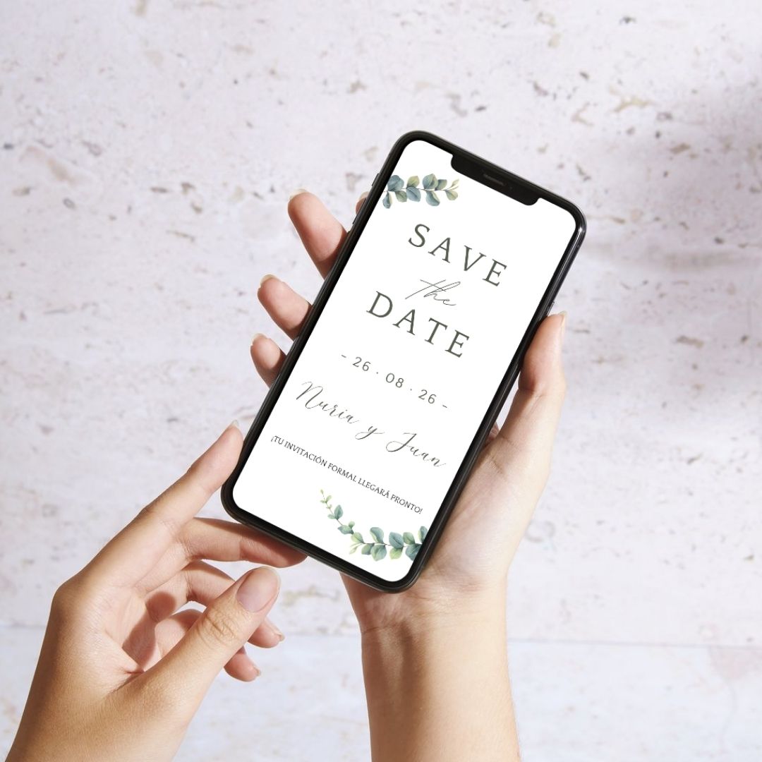flower Save The Date